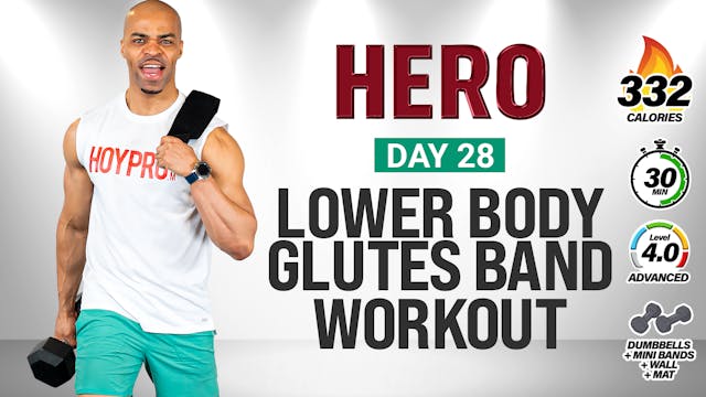 30 Minute Lower Body Glute Band Stren...