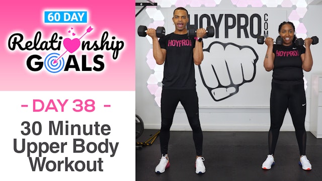 30 Minute POWER Upper Body Strength Workout - Relationship Goals #38