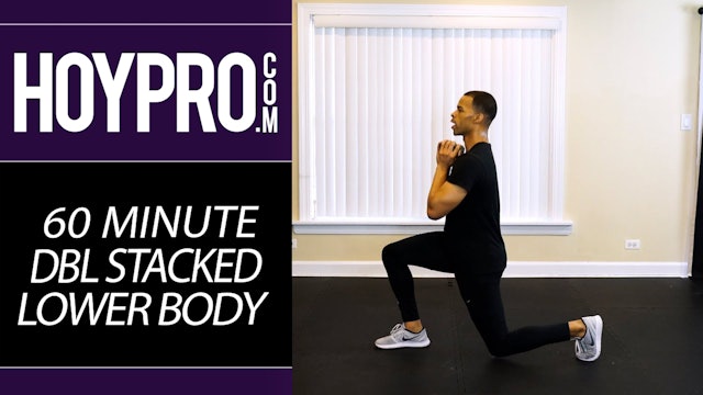 60 Minute Lower Body Doubled Stacked Plyo, Strength & Step Workout