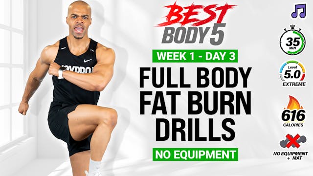 35 Minute INTENSE Total Body Fat Burn...