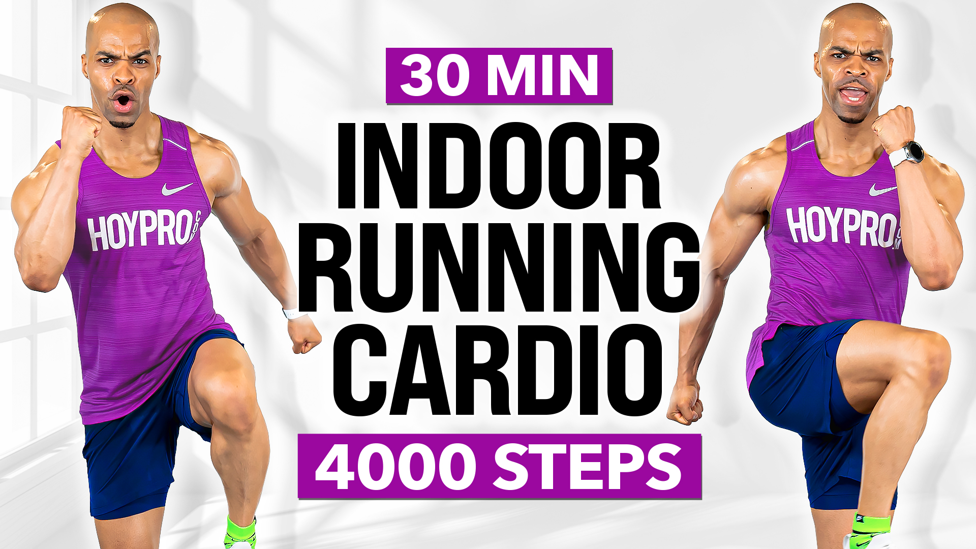 30 Minute Indoor Running Cardio Tabata Upgrades (4000 Steps)