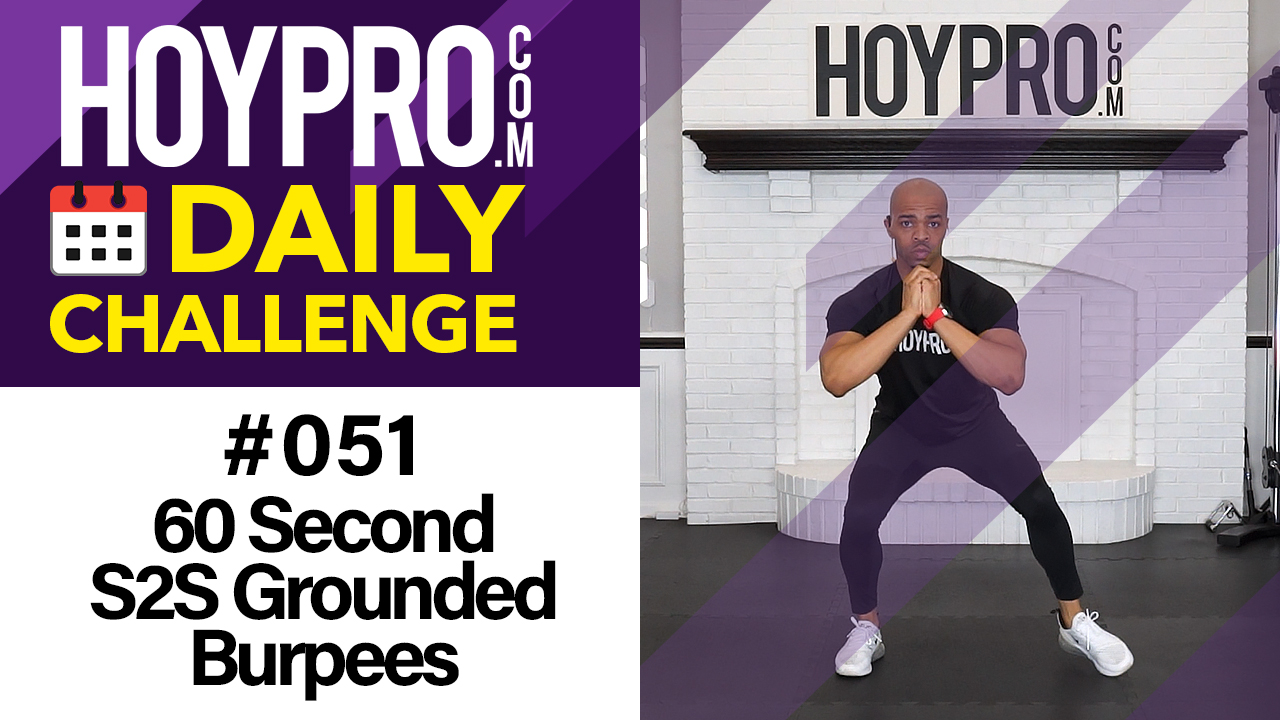 60 Second S2S Grounded Burpees - Daily Challenge #051