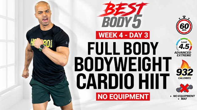 60 Minute INTENSE Full Body Bodyweigh...