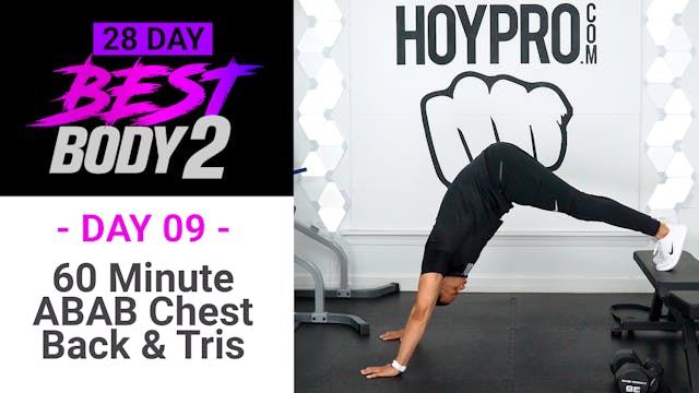 60 Minute ABAB Chest, Shoulders & Bac...