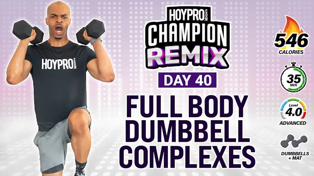 35 Minute Full Body Dumbbell Complex ...