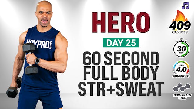 30 Minute 60 Second Full Body Strengt...