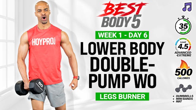 35 Minute Lower Body Double-Pump - BB...