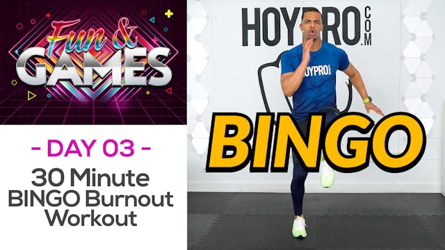 30 Minute BINGO Body Burnout - Fun & ...