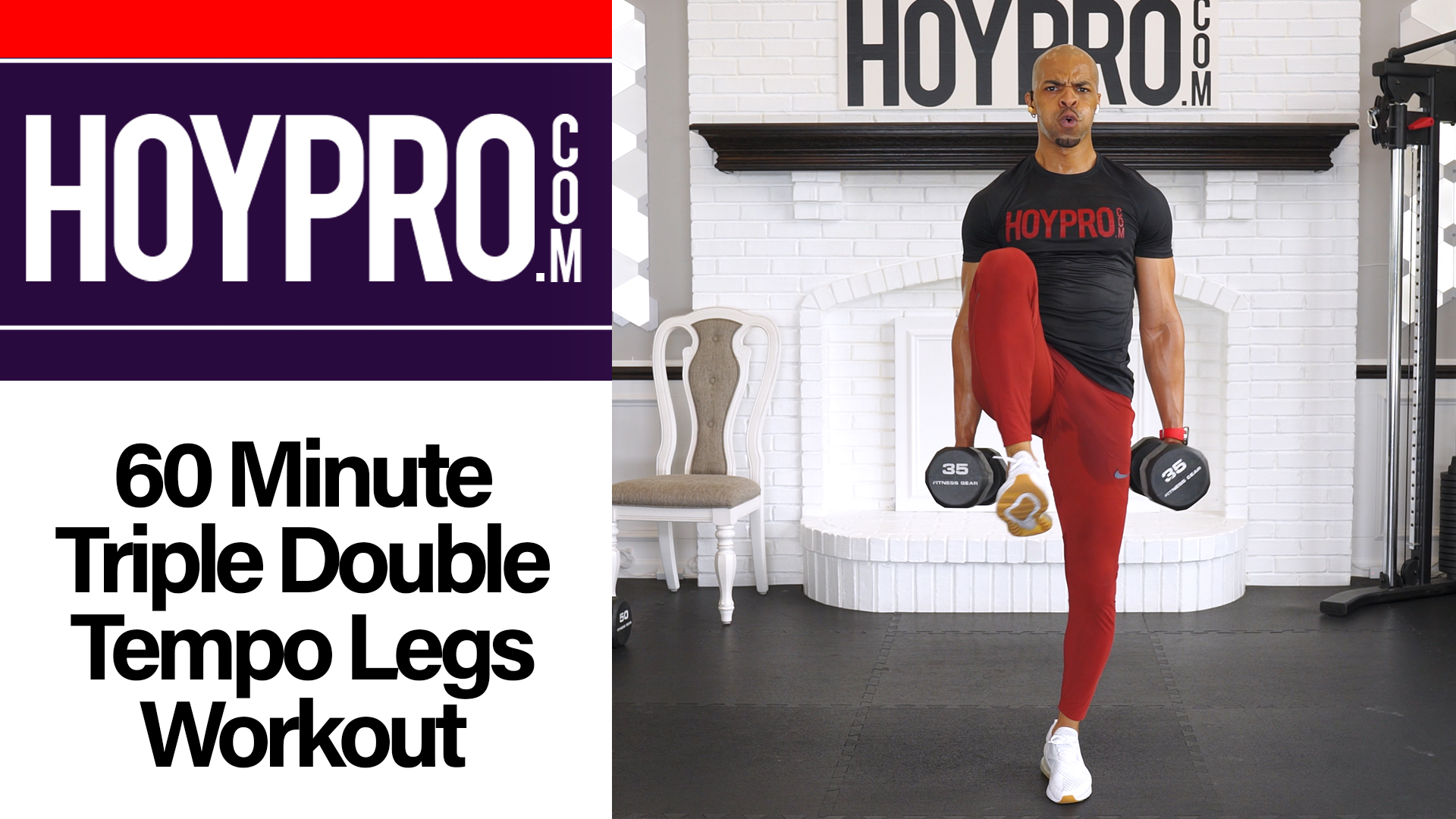60 Minute HEAVY Triple-Double Tempo Lower Body Workout