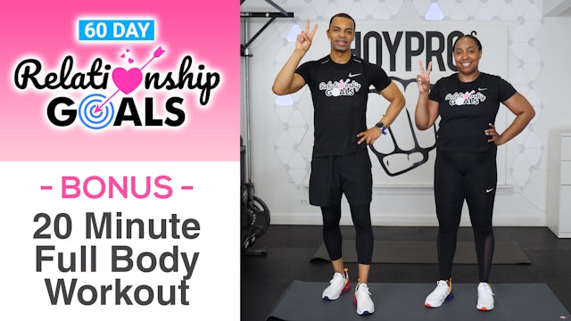 20 Minute BONUS Full Body HIIT & Strength Workout - Relationship Goals BONUS