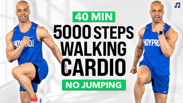 40 Minute Easy Stepping Cardio Workou...