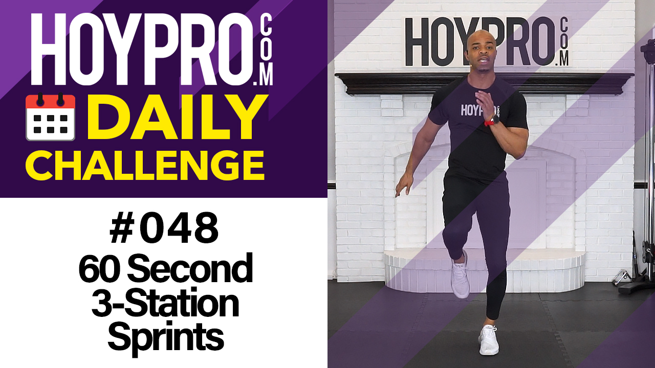 60 Second 3-Station Sprints - Daily Challenge #048