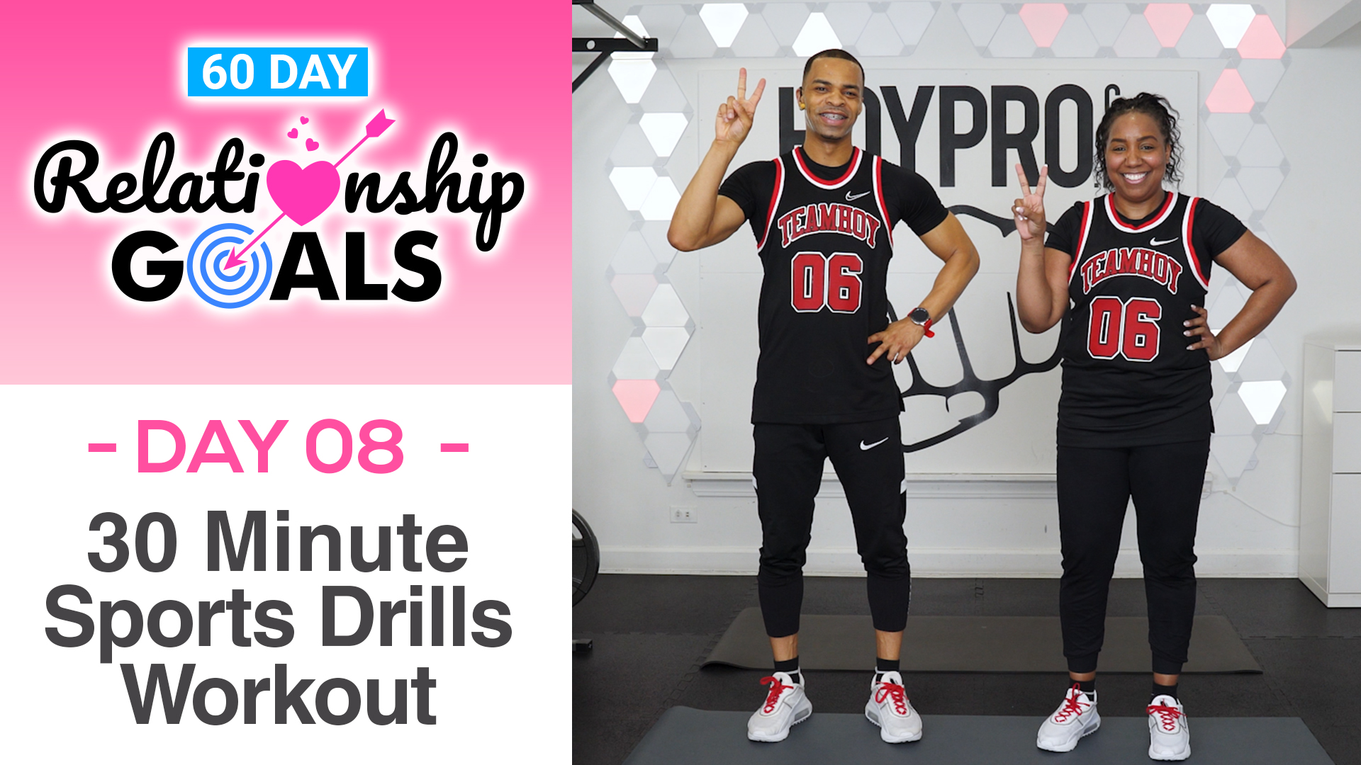 30 Minute TEAMWORK - Sports Drills Workout - Relationship Goals #08