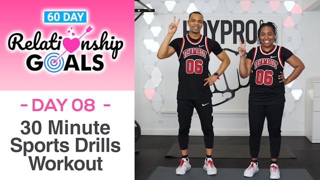 30 Minute TEAMWORK - Sports Drills Workout - Relationship Goals #08