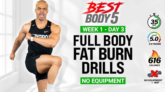 35 Minute INTENSE Total Body Fat Burn...