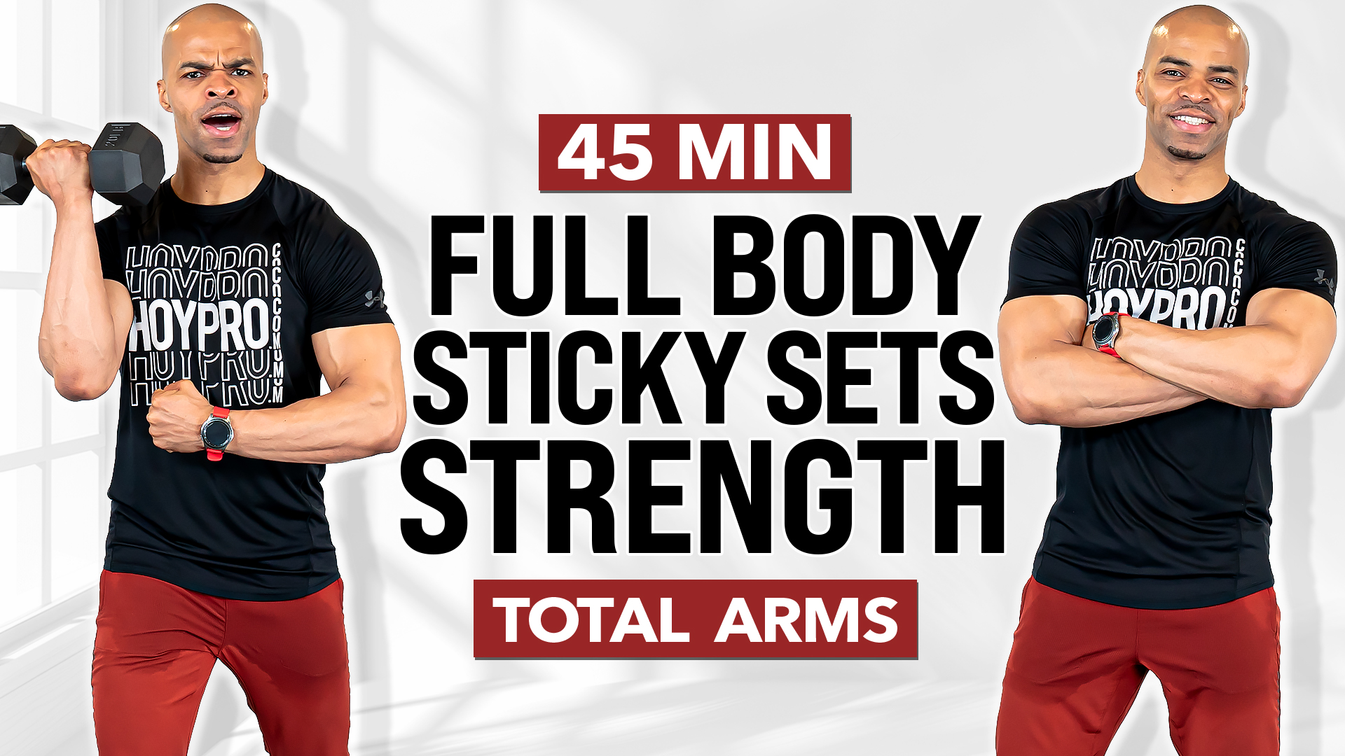 45 Minute Sticky Sets Compound Strength Workout (No Jumping)