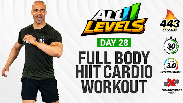 30 Minute Intermediate Full Body HIIT...