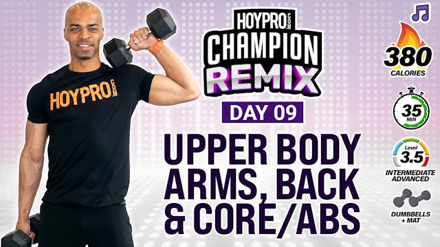 35 Minute Arms Abs & Back Upper Body ...