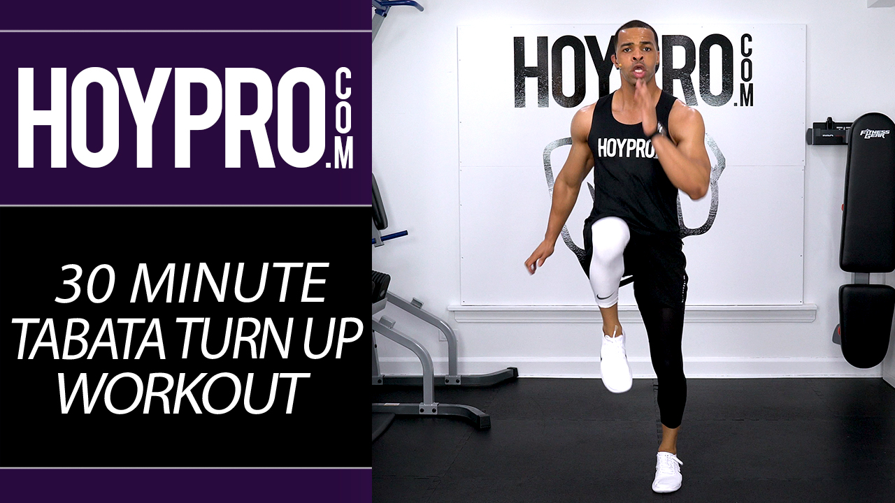 30 Minute Tabata TURN UP - Bodyweight Fat Burning Workout