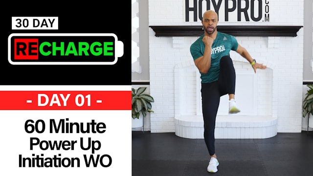 60 Minute Power Up - Recharge Initiation Workout - Recharge #01