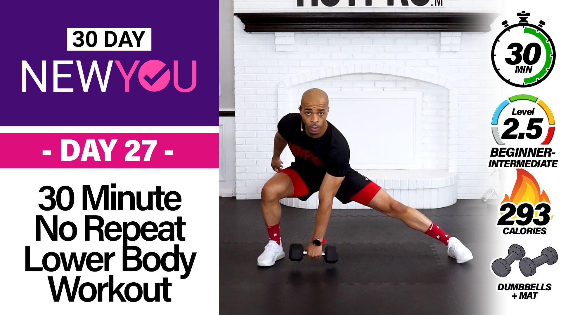 30 Minute Full Body Superset Strength Workout NEW YOU 25