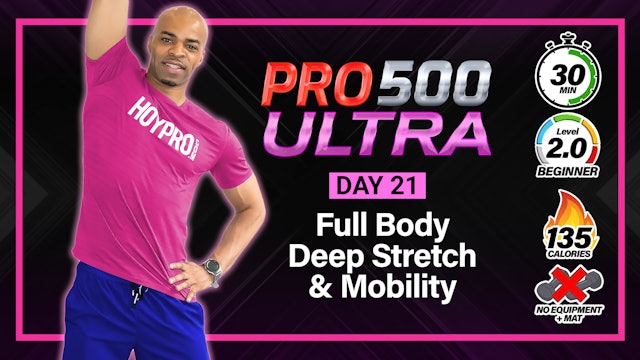 30 Minute Active Recovery Stretch & Mobility - ULTRA #21