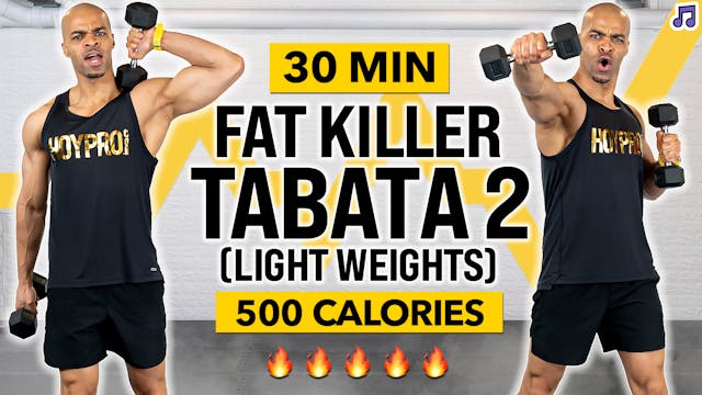 30 Minute Light Weight Tabata Fat Kil...