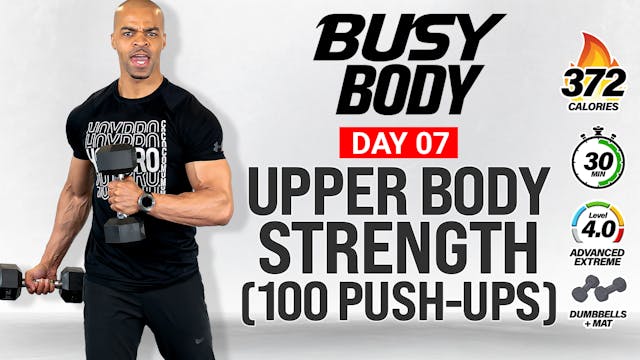 30 Minute Upper Body Push & Pull (100...