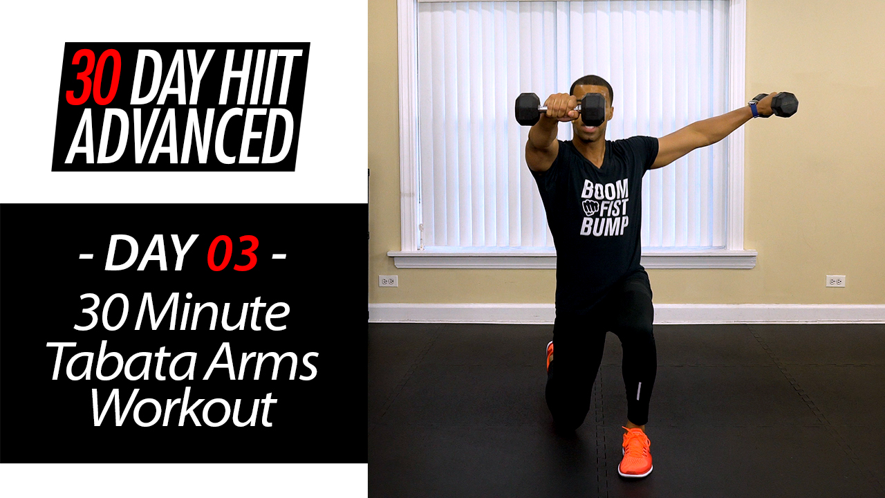 30 Minute Tabata Arms Upper Body Workout - Advanced #03