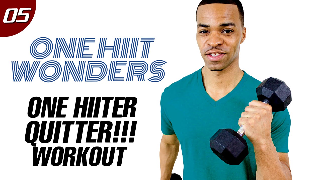30 Minute One HIITer Quitter - One Dumbbell Workout - One HIIT Wonders #05