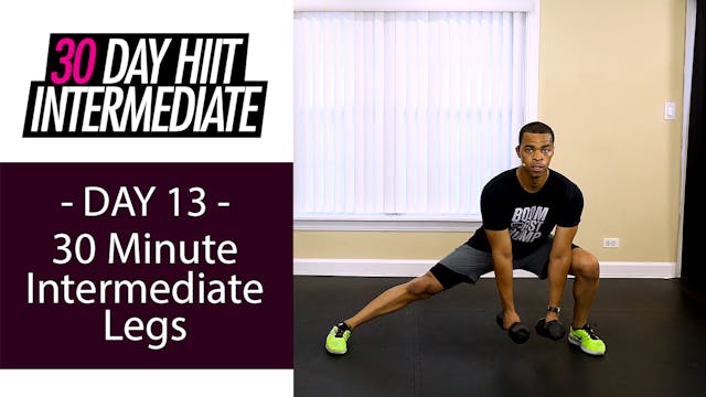 30 Minute Intermediate Legs Workout -...