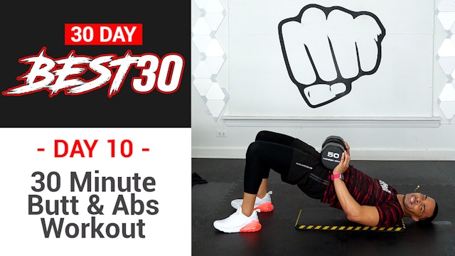 30 Minute EXTREME Butt & Abs Workout - Best30 #10
