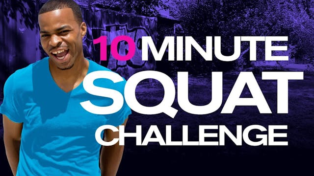 10 Minute Squat Challenge Workout - K...