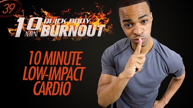 039 - 10 Minute Quiet Low Impact Cardio Silent HIIT Home Workout
