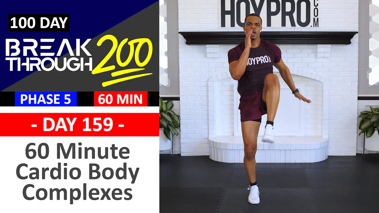 #159 - 60 Minute Cardio Body COMPLEXES + Abs - Breakthrough200 ...