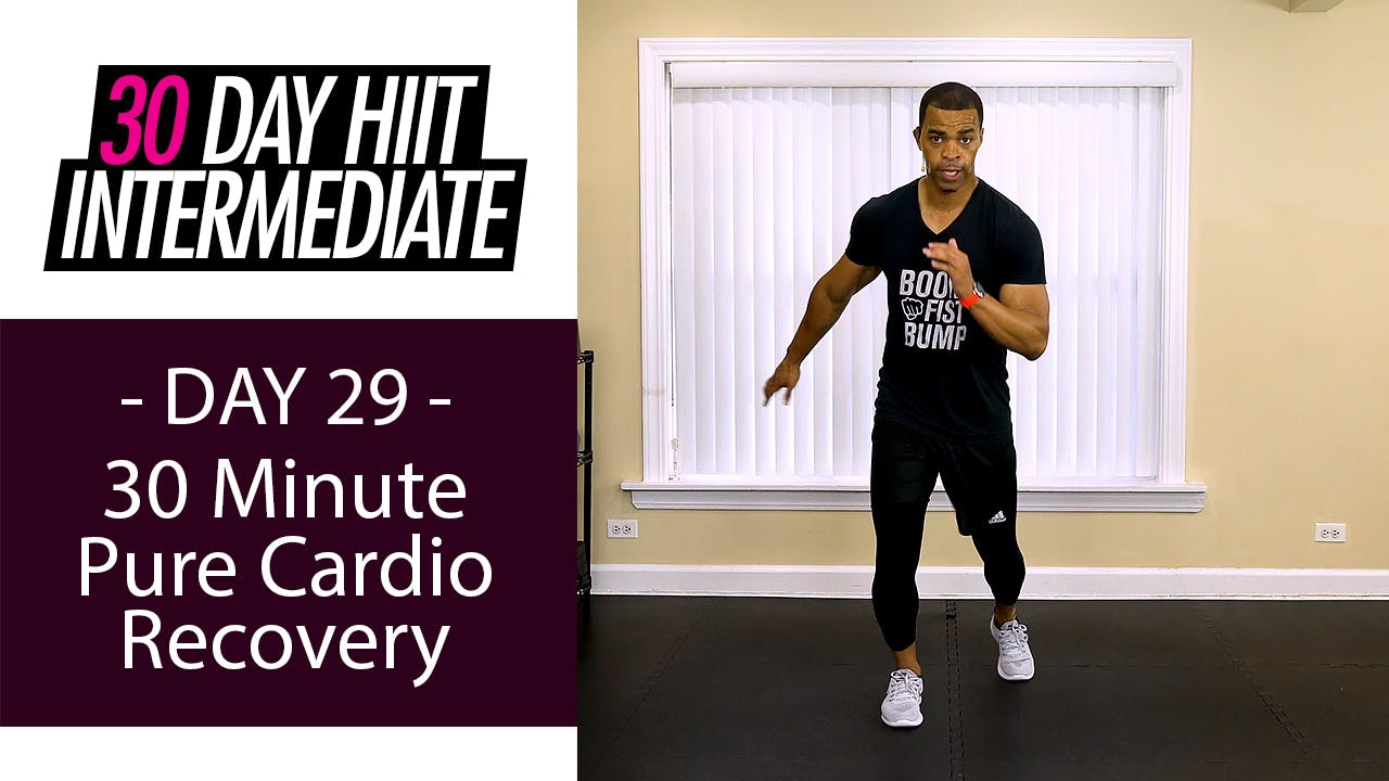 30 Minute Pure Cardio Recovery Workout Intermediate 29 Millionaire