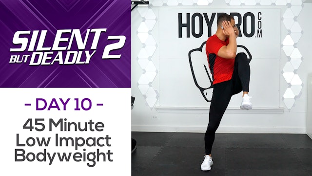 45 Minute Bodyweight Low Impact Workout + Abs - SBD2 #10