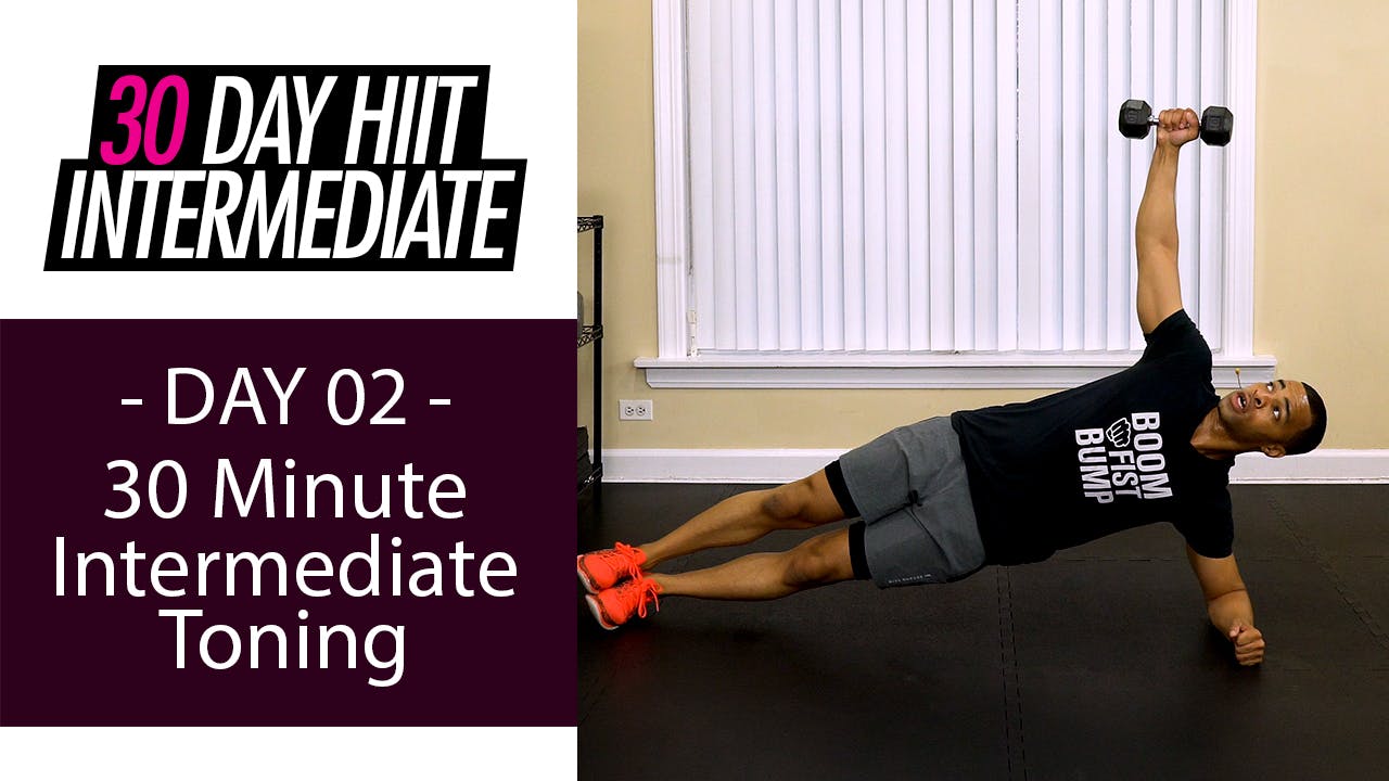 30 Minute Intermediate Toning HIIT Workout Intermediate 02 30 Day