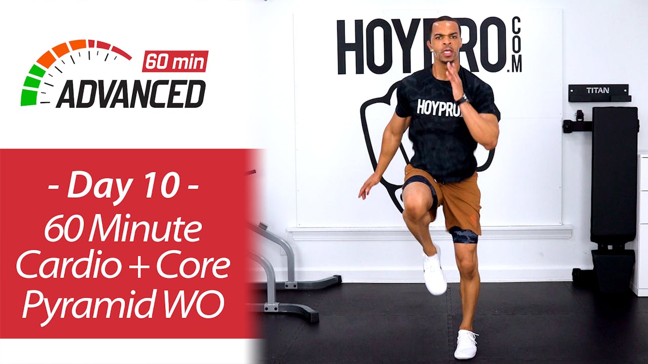 60 Minute Cardio Pyramid Workout w/ Abs - Advanced 60 #10 - Millionaire ...
