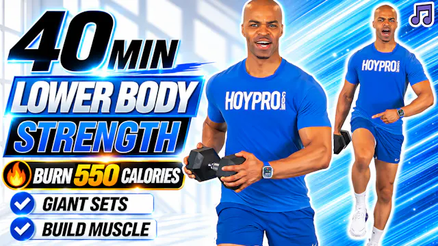 40 Minute Lower Body GIANT SETS Workout | Build Strength & Muscle