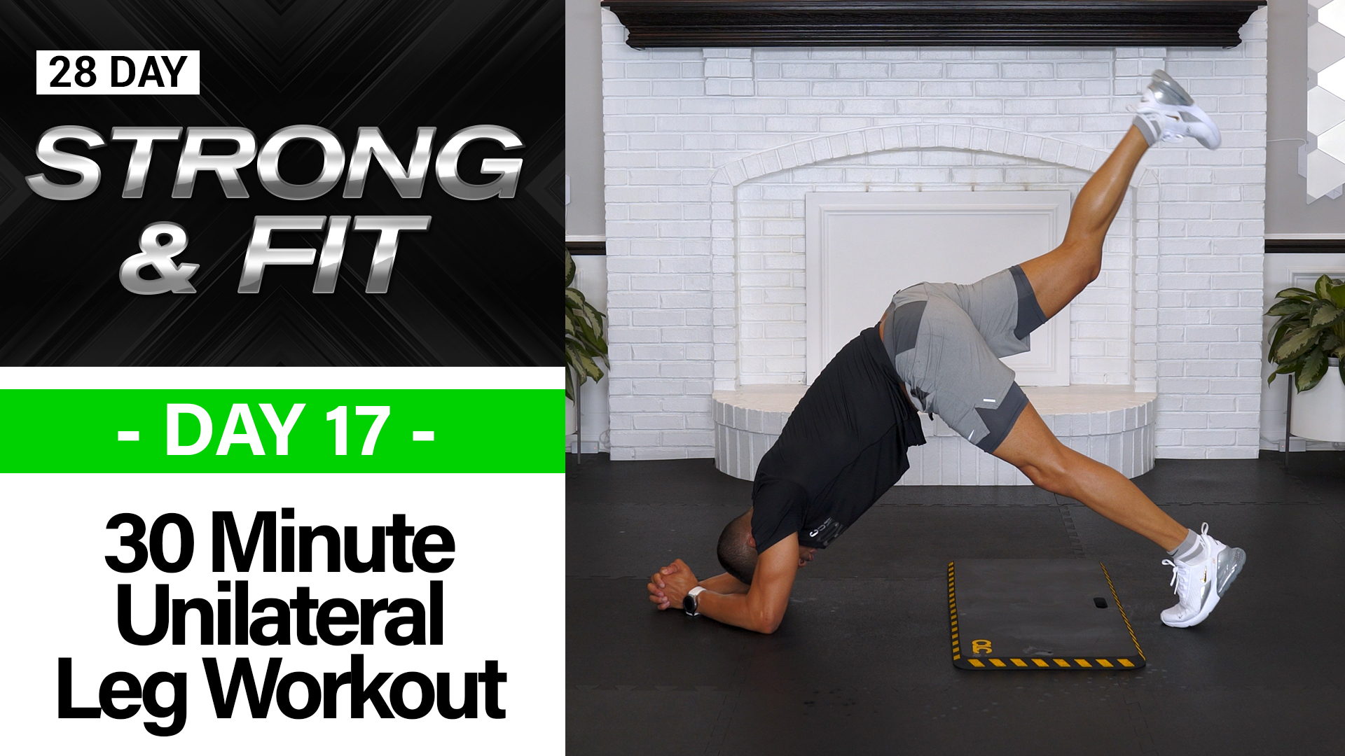 30 Minute MAX Reps Unilateral Lower Body Workout - STRONGAF #17