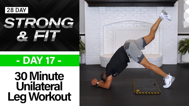 30 Minute MAX Reps Unilateral Lower Body Workout - STRONGAF #17