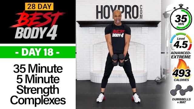 35 Min 5 Minute Strength Complexes Workout - Best Body 4 #18