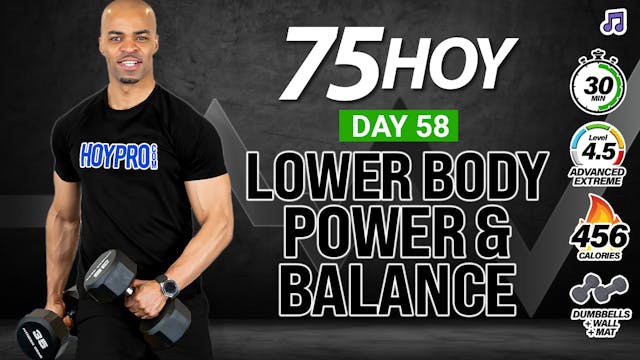 30 Minute Lower Body Power & Balance ...