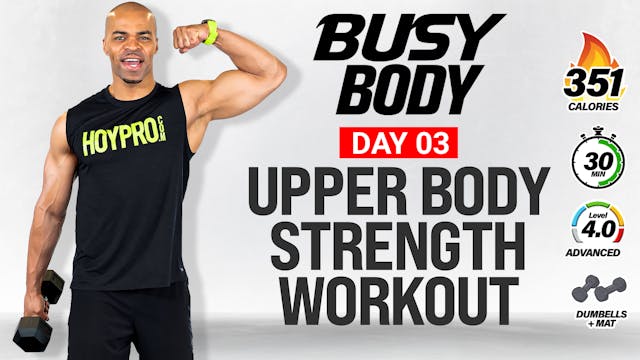 30 Minute Upper Body Strength Scan Wo...