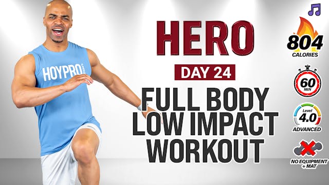 60 Minute Fat Burning No Jumping Work...