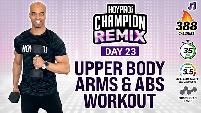 35 Upper Body Arms, Back & Abs Workou...