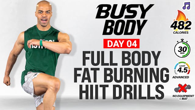 30 Minute Full Body Fat Burning HIIT ...