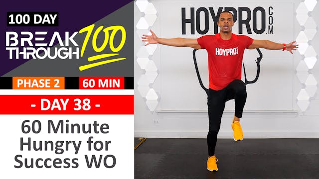 #38 - 60 Minute Hungry for Success - Food Themed Workout + Abs - Breakthrough100