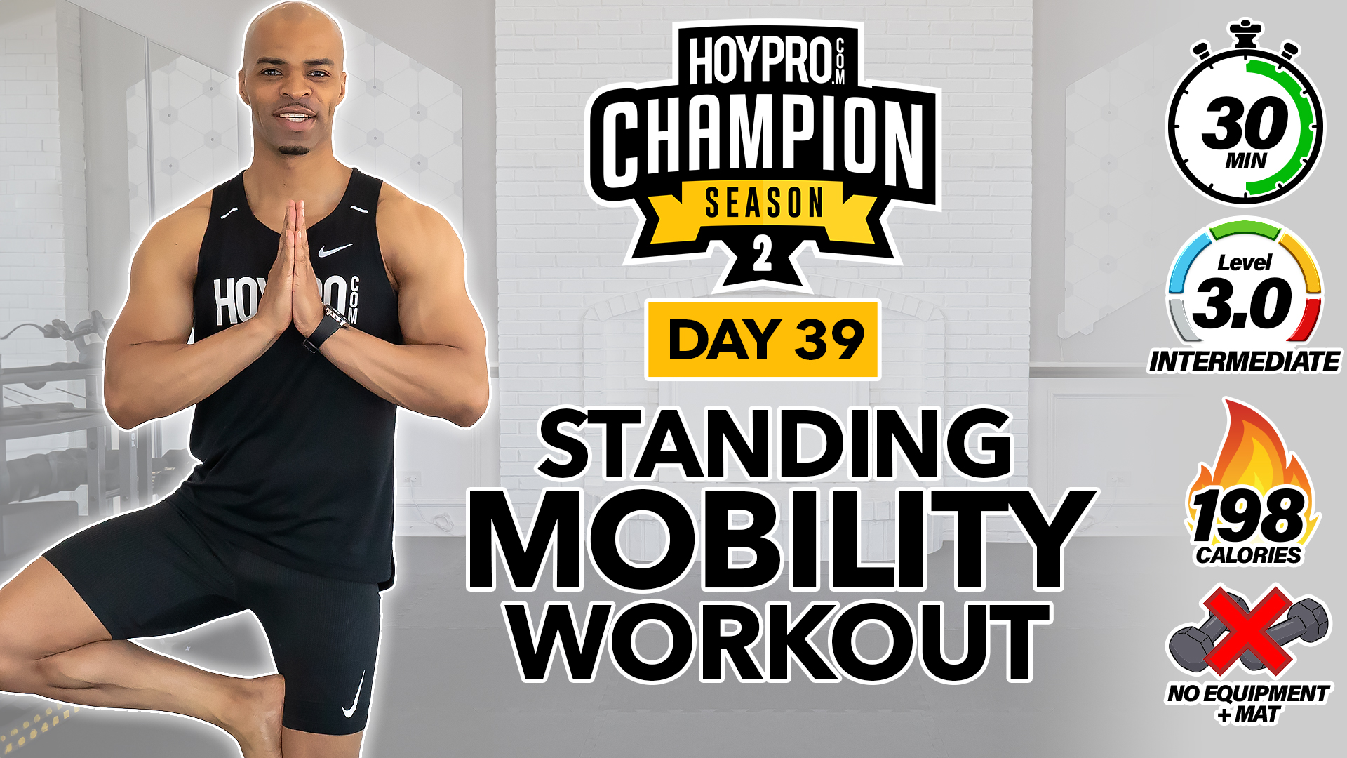 30 Minute Standing Mobility Workout - CHAMPION S2 #39